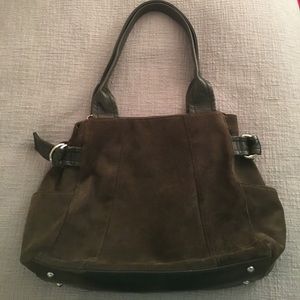 Olive Green Tignanello Spacious Organizer Satchell